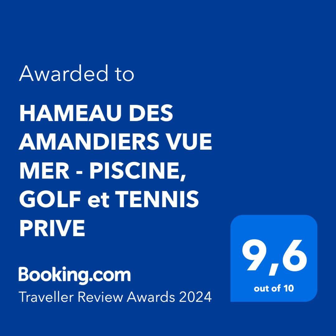 Hameau Des Amandiers Vue Mer - Piscine, Golf Et Tennis Prive Сен-Сир-сюр-Мер Экстерьер фото